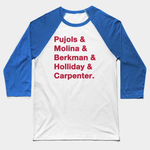 2011 St Louis Cardinals Baseball T-Shirt by IdenticalExposure